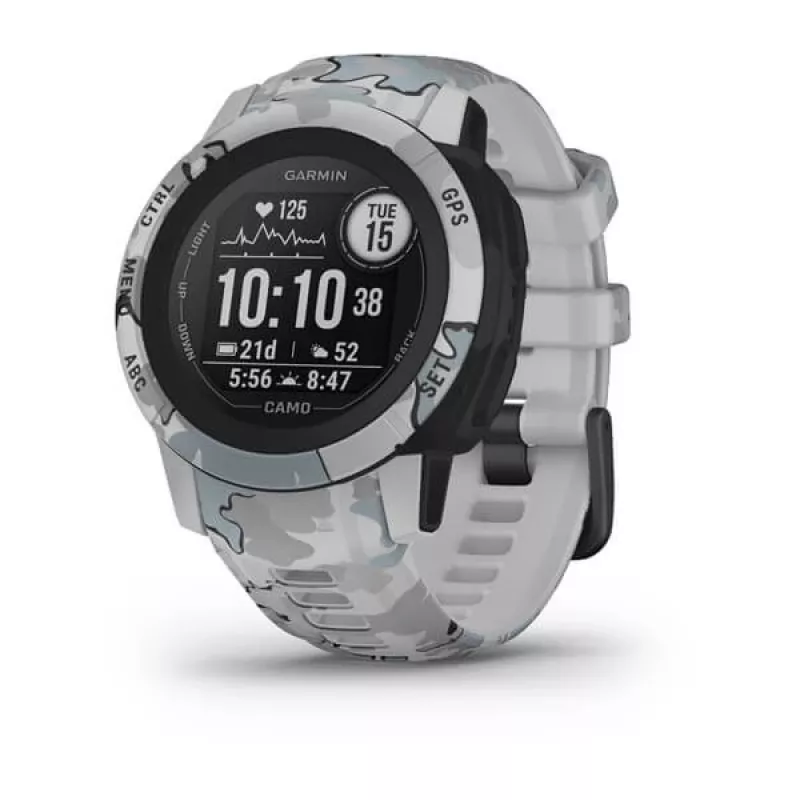 Garmin Instinct 2S Camo Edition 2,01 cm (0,79 inch) MIP 40 mm Digital 156 x 156 Pixel Tarnmuster GPS (Satellit)