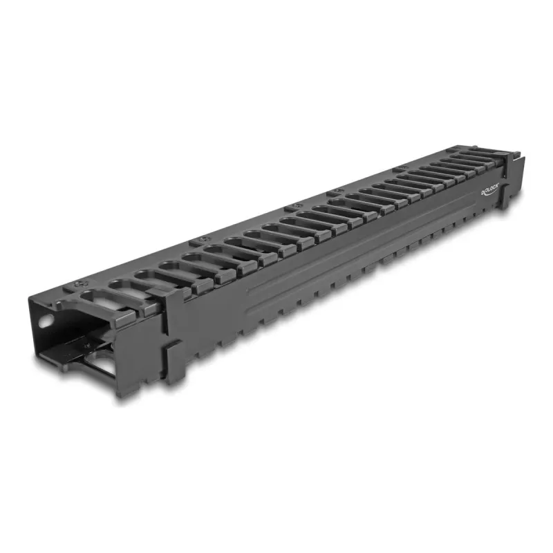 Kabelmanagement-Panel DeLOCK 19 Zoll 3 Öffnungen 1U schwarz