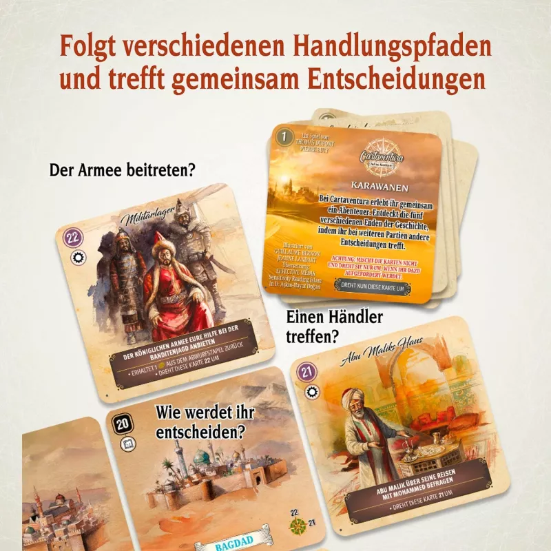 Cartaventura Karawanen, Kartenspiel