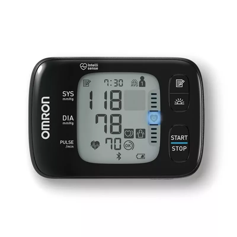 Omron RS7 Intelli IT Handgelenk-Blutdruckmessgerät Automatisch 2 Benutzer