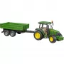 Traktormodell BRUDER John Deere 5115 M mit Kippanhänger