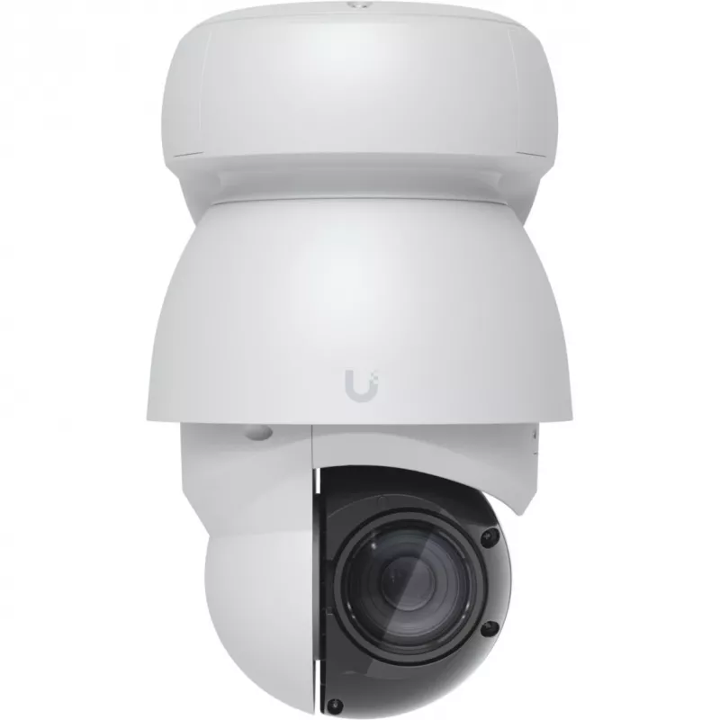 IP-Überwachungskamera UBIQUITI UVC-AI-PTZ-W — AI PTZ industriell kugelförmig 3864×2160, 22× optischer Zoom, 360° Drehung, kabelgebunden, Wand/Mast/Schreibtisch, weiß
