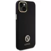 GUESS | GUHCP15M4DGPK | Backcover | Apple | iPhone 15 Plus/14 Plus | TPU, Silikon, Mikrofaser | Schwarz