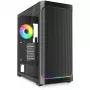 PC-Gehäuse Sharkoon AK4W RGB Streifen Midi Tower Schwarz