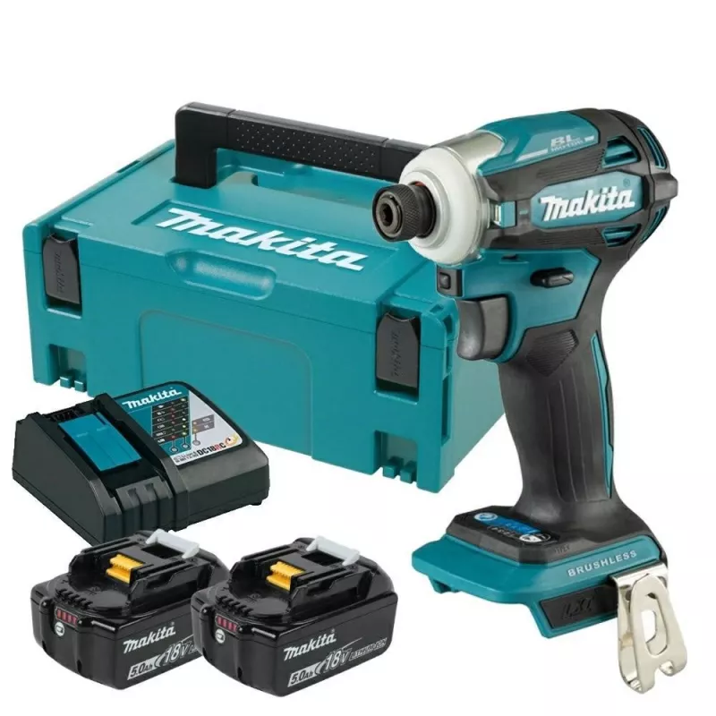 Makita DTD172RTJ Schlagschrauber 1/4 3800 U/min 180 N⋅m Schwarz, Blau 18 V