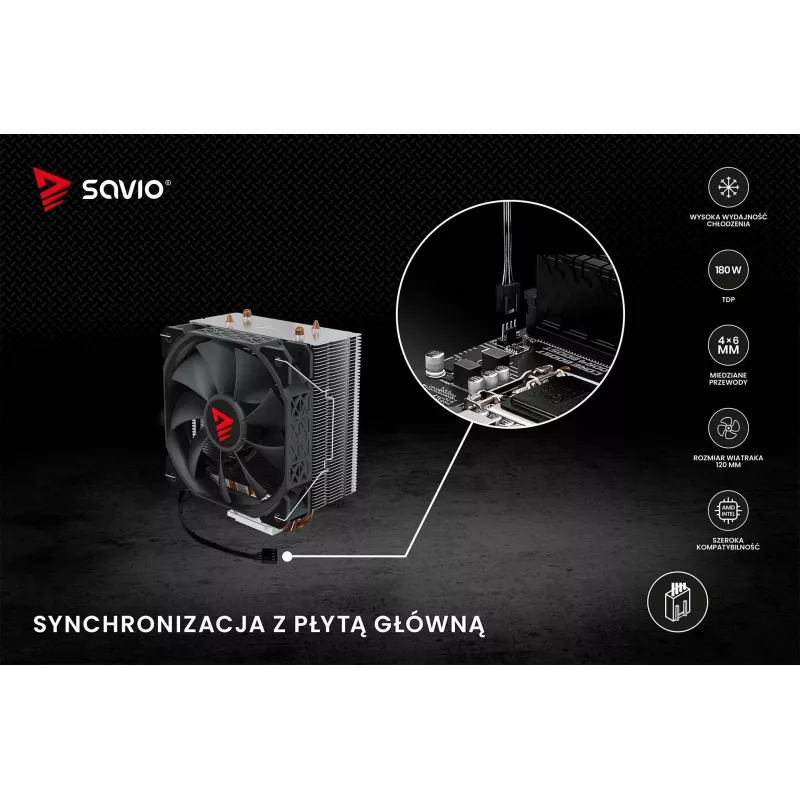 SAVIO VORTEX X2 CPU-Kühler