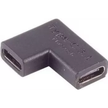 Rechtwinkliger USB-C 3.1 Adapter ShiverPeaks 13-40005, 90°-Stecker für USB-C-Geräte