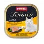 ANIMONDA Vom Feinsten Adult Truthahn, Rind und Karotten - Nassfutter für Katzen - 100g