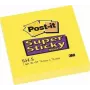 Post-It 654-S Haftnotizen quadratisch Gelb 90 Blatt (654-S6 (1 PACK = 12 Blöcke))
