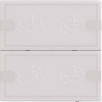 Gira KNX Touch Sensor 4 comfort 2f TS4 weiß 5002003 (5002003)
