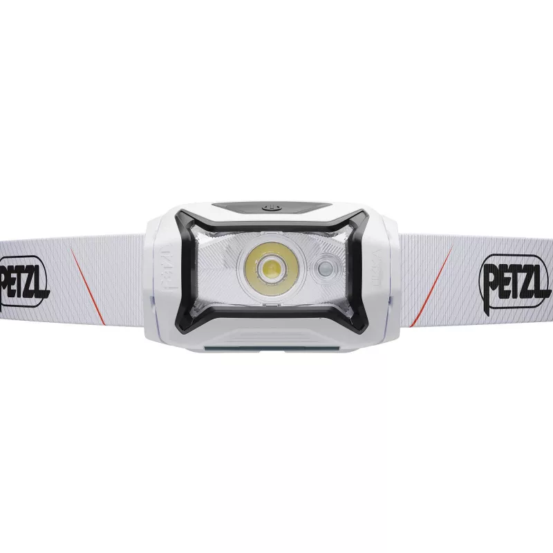 Stirnlampe Petzl TIKKA CORE 450 lm weiß — Wiederaufladbare Stirnlampe, kompakte freihändige Beleuchtung