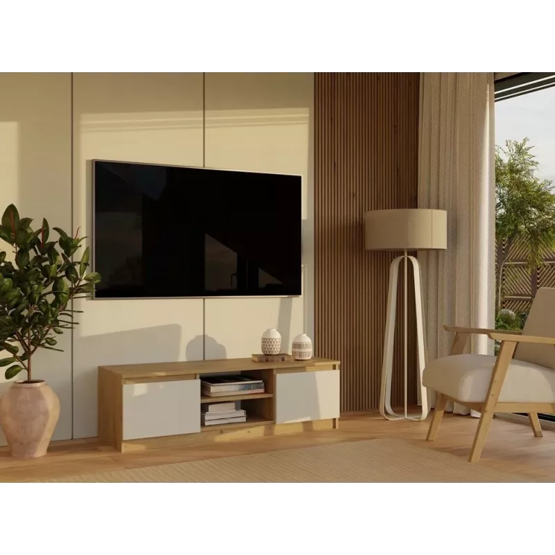 MALWA 120 TV-Schrank, Artisan-Eiche/Kaschmir
