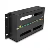 Rackzubehör DELOCK 67320 — Metallabdeckblende, schwarz, 1 Stk.