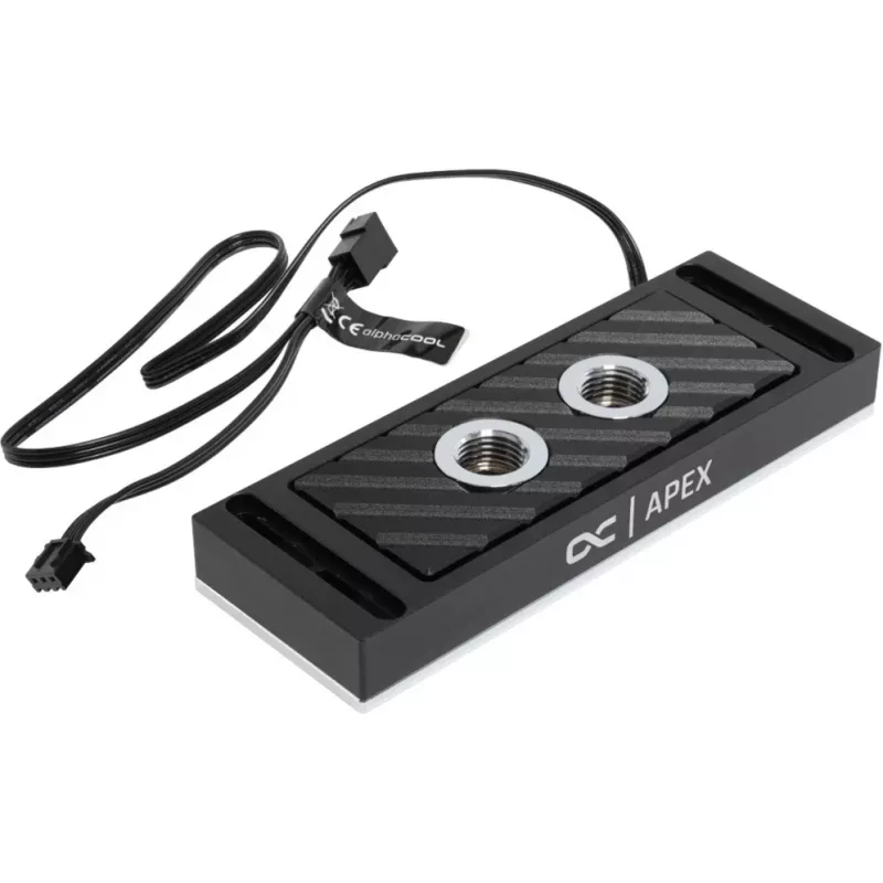 Wasserkühler Alphacool 14000 Aluminium Nickel Kunststoff Schwarz 45mm 127.5mm 17.3mm