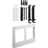 Hager UE22A4B. Produktfarbe: Schwarz, Weiß, Material: Kunststoff, Anzahl enthaltener Produkte: 1 Stück(e). Breite: 500 mm, Tiefe: 125 mm, Höhe: 300 mm