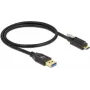 USB-Kabel Typ-A Stecker auf Typ-C Stecker DeLOCK 84025 0,5 m