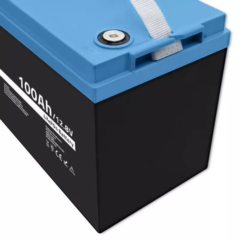 Qoltec 53705 Lithium-Eisenphosphat-Batterie 100 Ah 12,8 V