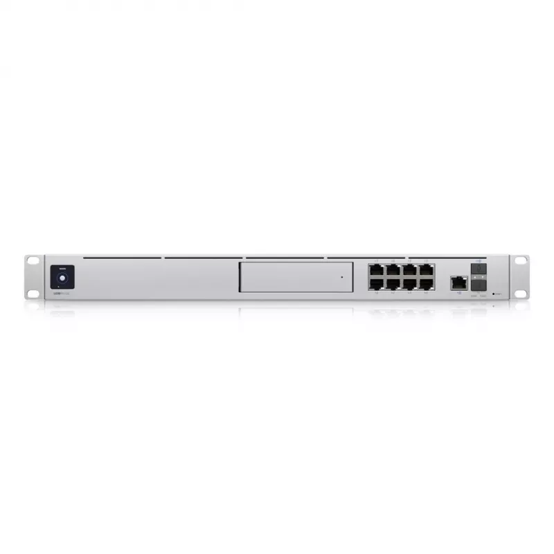 Gateway UBIQUITI Dream Machine Special Edition — Rack 1U, 8x RJ-45 LAN, PoE, 1,7 GHz CPU, 4 GB DDR4, 16 GB Flash, 3,3 cm Touchscreen