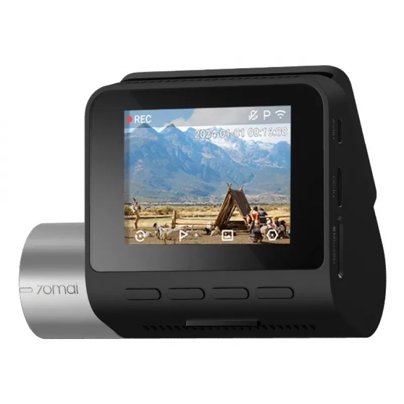 Dashcam 70mai A510 Autokamera Full HD 2560×1944 140° WLAN Bluetooth GPS 2 Zoll IPS-Anzeige USB, 500 mAh