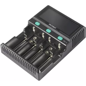 VOLTCRAFT IPC-4 Rundzellen-Ladegerät LiIon, LiFePO, NiMH, NiCd, LiFePO4 A, Mignon (AA), Micro (AAA), Mini (AAAA), Baby (C), Sub-C, Mono (D), 32650, 26650, (VC-14297085)