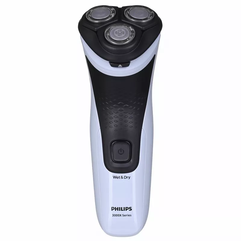 Elektrischer Rotationsrasierer Philips 3000X Series X3003/00 — 3-fach, nass & trocken, NiMH-Akku, 40 Min. Laufzeit