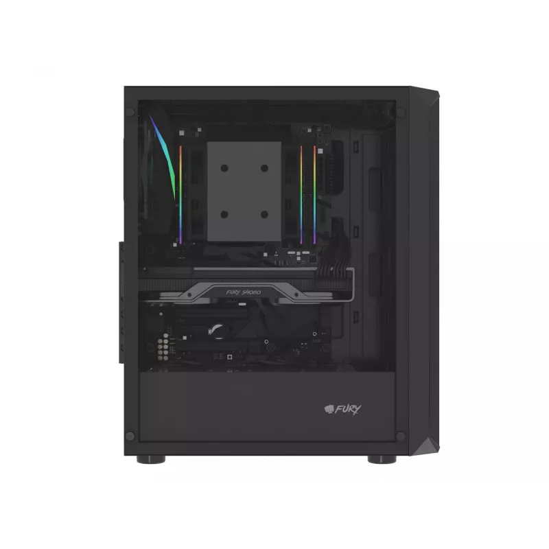 Natec Fury Shobo SH4F - PC-Gehäuse - Tower - Schwarz