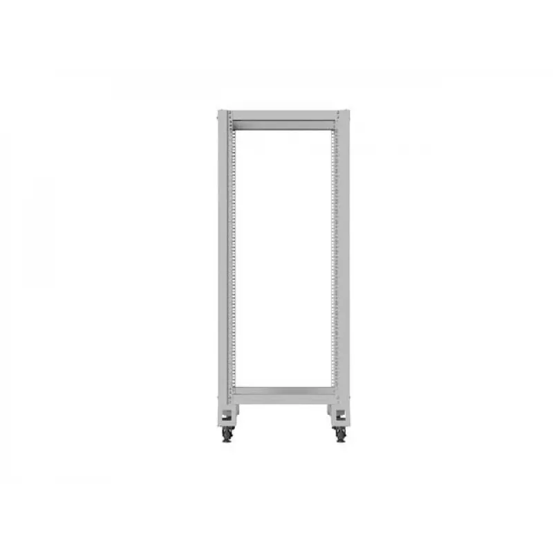 LANBERG 19 Zoll Open Rack 27U 600x800 mm grau, 27U Open-Frame-Server-Rack