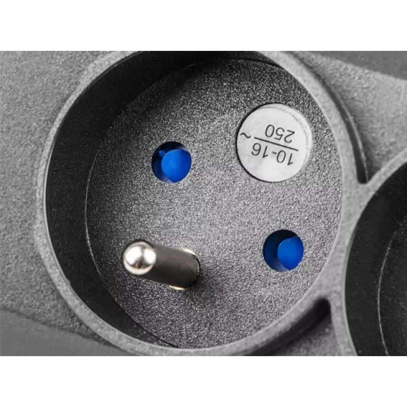Armac Multi M12 | Steckdosenleiste | Überspannungsschutz, 12 Steckdosen, 5m Kabel, schwarz