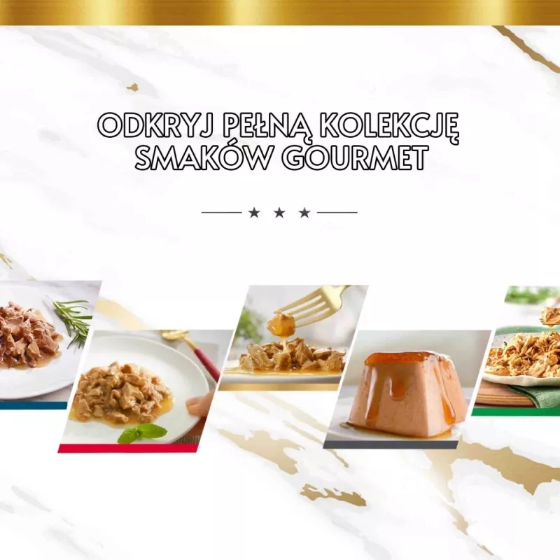 Nassfutterbeutel für Katzen Purina Gourmet Gold Savoury Cake Mix 48×85 g, ausgewachsene Katzen, 74% Feuchtigkeit, 17% Protein