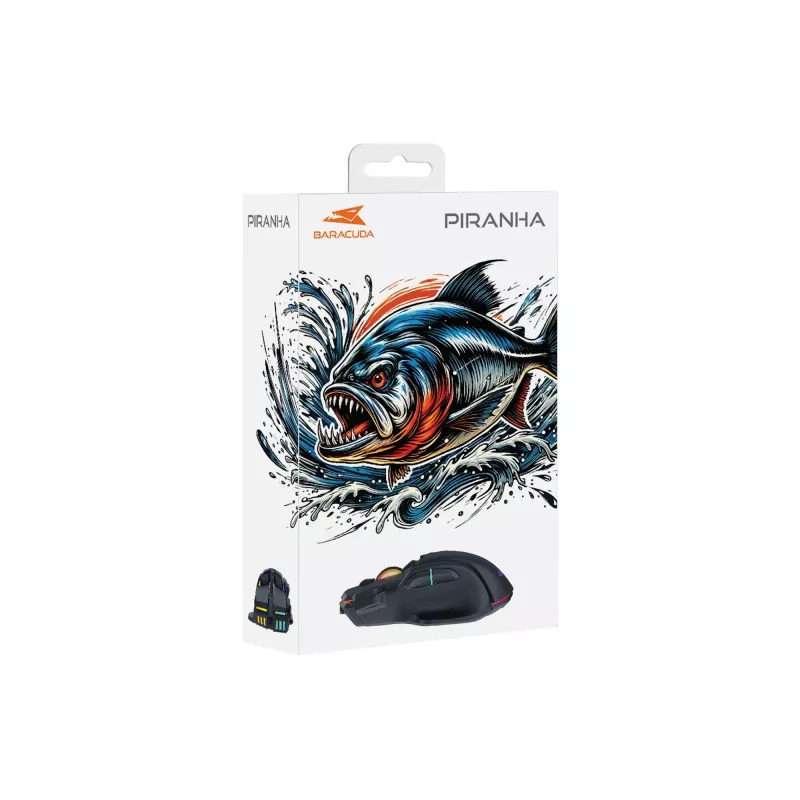 Maus Baracuda BGM-071 Piranha Schwarz USB
