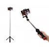 Hama Multi 4in1 Tischstativ, 3 Beine, Schwarz, 90 cm, 185 g