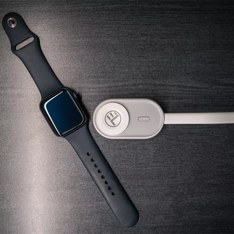 Kabelloses Powerbank-Ladegerät Tellur TLL151441 1200 mAh für Apple Watch – tragbares kabelloses Ladegerät