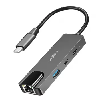 USB 3.2 Gen1 Hub, 3-Port mit 2,5G Ethernet