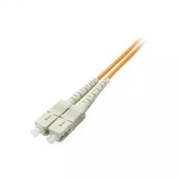Intellinet Glasfaser-Patchkabel, OM1, SC/SC, 1m, Orange, Duplex, Multimode, 62,5/125 µm, LSZH, Faser, Lebenslange Garantie