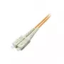 Intellinet Glasfaser-Patchkabel, OM1, SC/SC, 1m, Orange, Duplex, Multimode, 62,5/125 µm, LSZH, Faser, Lebenslange Garantie