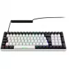 Sharkoon SKILLER SGK50 S2 White DE-Layout Gateron Yellow Tastatur