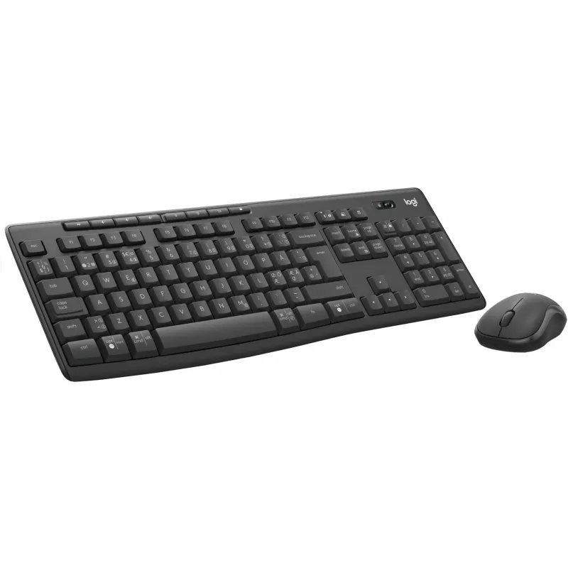 Logitech MK370 Combo for Business Tastatur Maus enthalten Büro RF Wireless + Bluetooth QWERTY Nordic Graphite