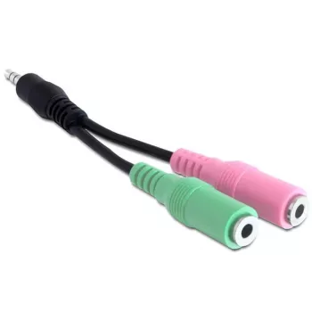 Delock Audio-Adapter - Stereo-Miniklinkenstecker männlich auf Stereo-Miniklinkenstecker weiblich