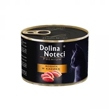 Nassfutter für Katzen Dolina Noteci DOLINA NOTECI Premium — Ente, 185 g, ausgewachsene Katzen, gluten- und sojafrei