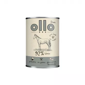 OLLO Pure Horse - Nassfutter für Hunde - 400g