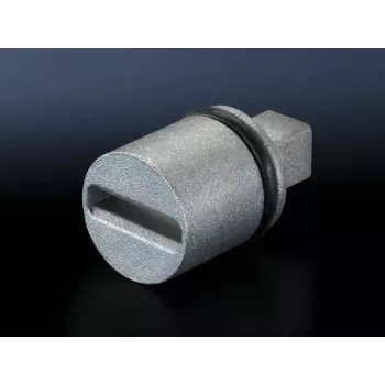 Rack-Zubehör Rittal 2464.000 — Gehäuse aus metallischem Zink, Breite 27 mm, Gewicht 20 g