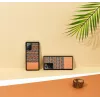Smartphone-Hülle man and wood für Samsung Galaxy Note 20 — braunes Karomuster, schwarzes Inneres