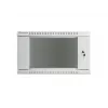 Lanberg Wandmontage-Schrankgehäuse 19 inch 6U 600x600mm grau (Glastür)