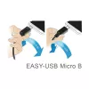 USB-Kabel DeLOCK 83857 USB 2.0 3 m USB A Micro-USB B Schwarz