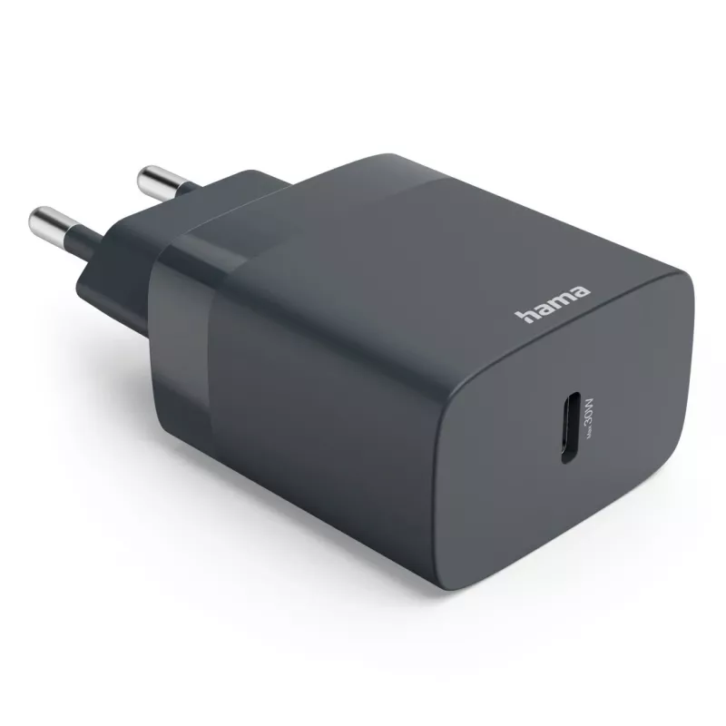 Hama 00086442 Ladegerät für Mobilgeräte Smartphone Grau AC Schnellladung Innenbereich