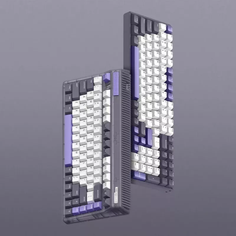 IQUNIX F97 Lavandin Wireless Gaming-Tastatur, RGB, MX-Red-Switches, US