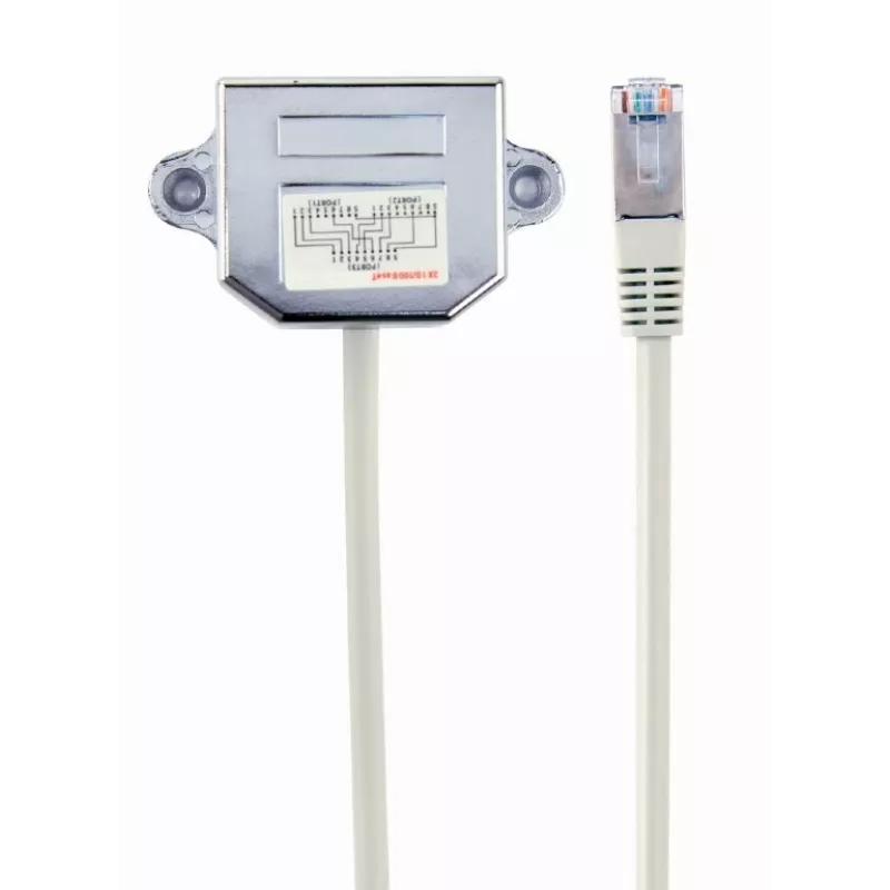 Gembird NCA-SP-02 Netzwerk-Splitter Weiß