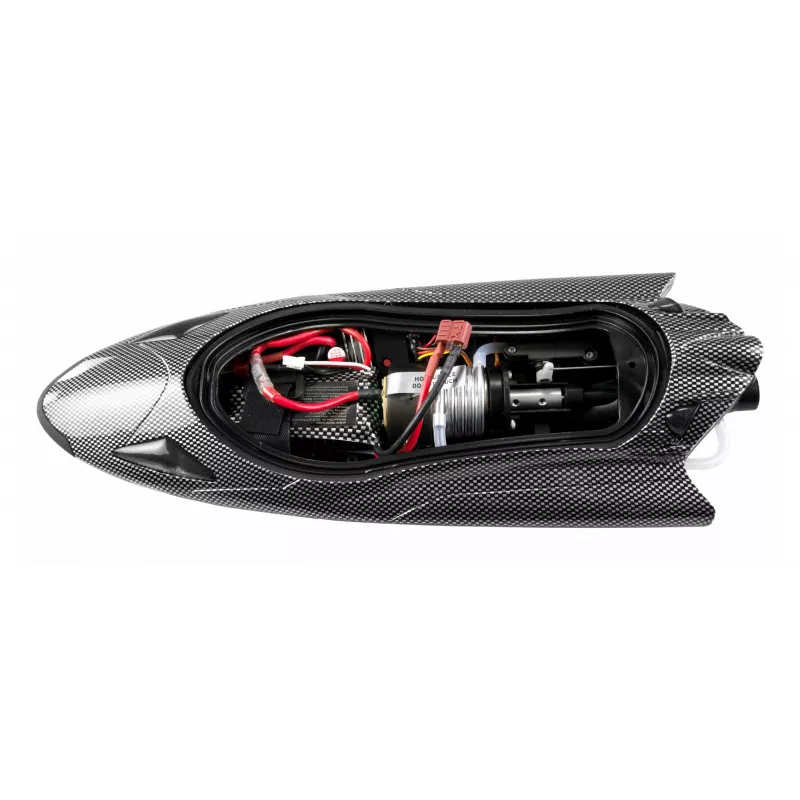 Funkgesteuertes Schnellboot Amewi Stingray Jet Drive 335mm RTR, Carbonoptik
