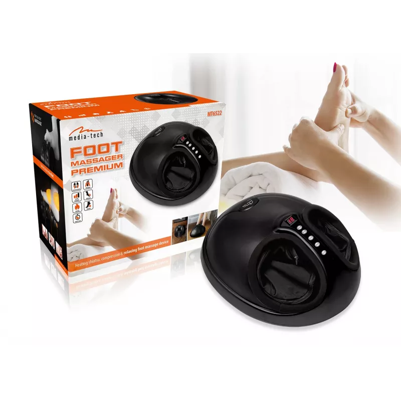 Fußmassagegerät MEDIA-TECH MT6522 Premium mit Wärme und einstellbarer Intensität