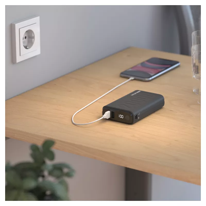 Powerbank RealPower PB-20000 PD schwarz (323369)